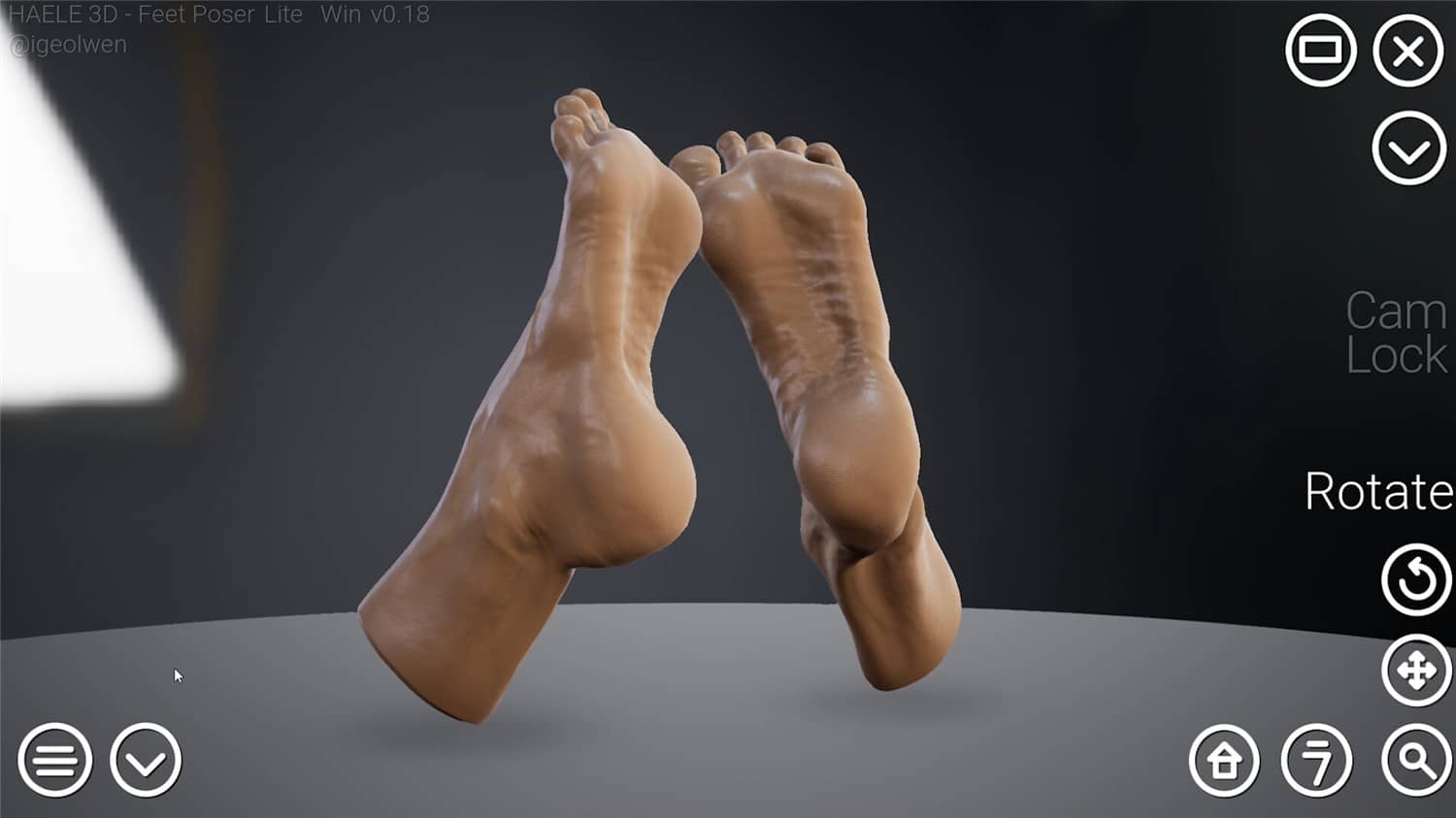 足部造型模拟器/HAELE 3D - Feet Poser Lite